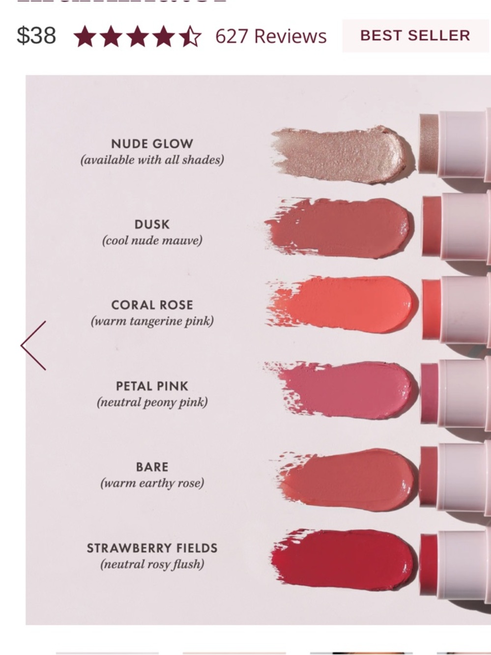 Wander Beauty On-the-Glow Blush and Illuminator - Coral Rose - Picture 5 of 6
